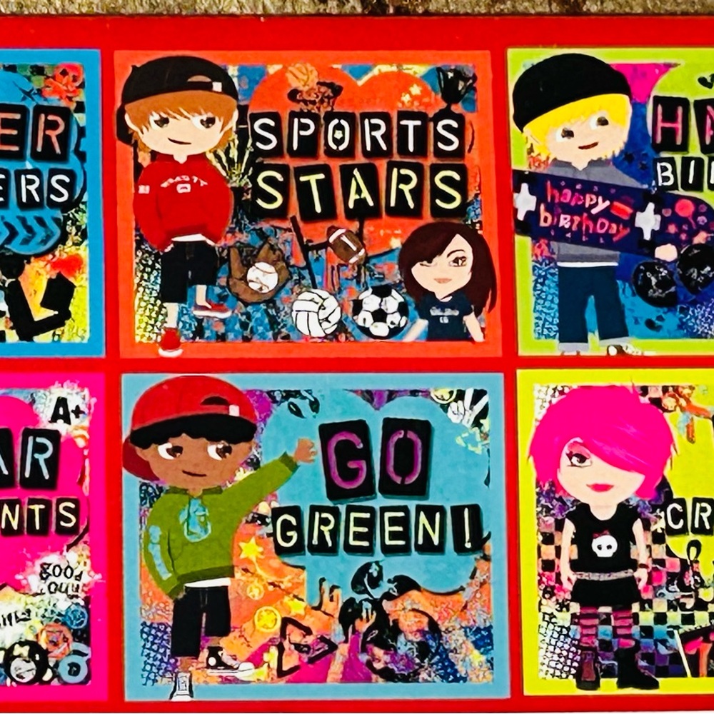 Six Classroom Decorative Wall Signs Star Students Go Green Super Readers Sports